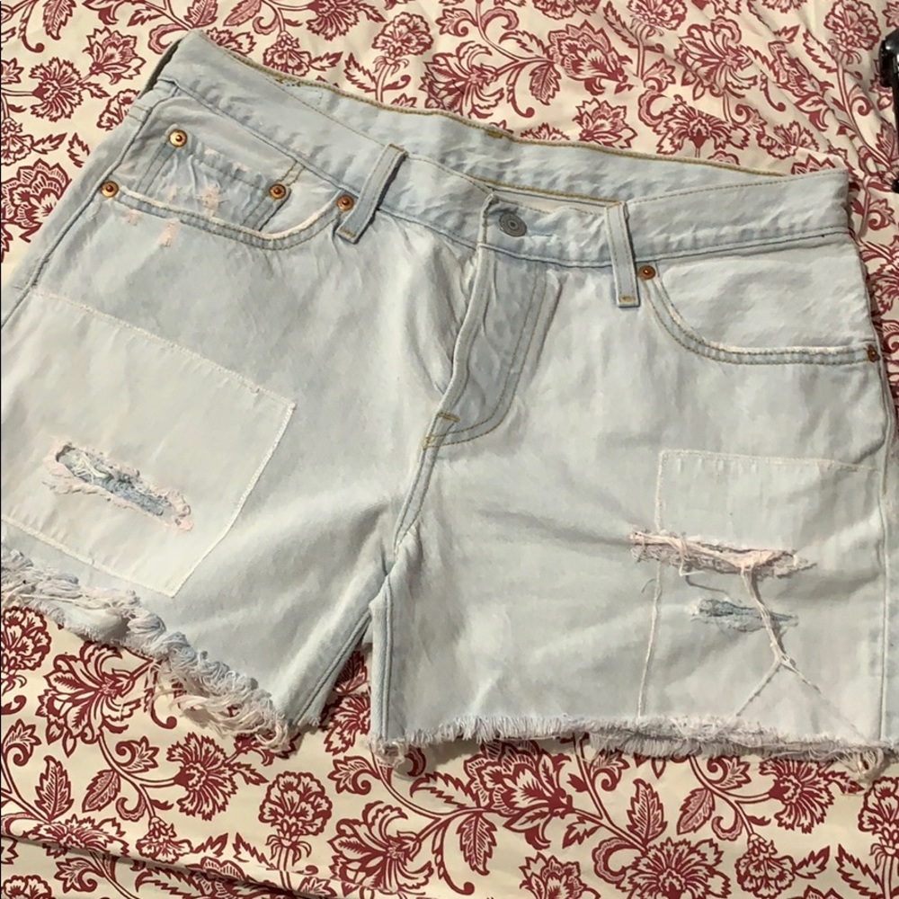 Light Wash Shorts